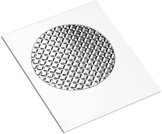 3M 5-1345-2 Silver Tin/Copper/Acrylic Adhesive Embossed Foil Tape, 0.004" Thick, 2" Diameter in Circles (Pack of 5)