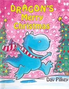 Library Binding Dragon's Merry Christmas Book
