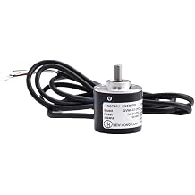 5-24V 360/600 P/R Incremental Rotary Encoder AB Two Phases 6mm Shaft for Game Steering Wheel1024 PR