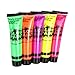 Produktbild 5er Set UV Körperfarben Bodypaint Bodypaint Körpermalfarben Schminke Bodypainting Neon Farben für Kinder Erwachsene