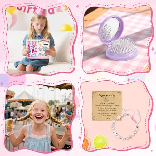 Zyphoria 7 Year Old Girl Birthday Gifts for 7 Year Old Girls Ideas Set,Cool Presents for 7 Years Olds Girls,Gifts for Age Seven Beautiful Teen Girl,7th Birthday Decorations for Sister Daughter Niece - Image 5