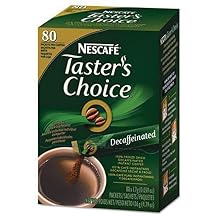 Nescafe Tasters Choice Instant Coffee, Decaffeinated, 80 Count Single Stick