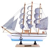 Voiliers décoratifs : fabriqués en bois et en tissu non tissé, sûrs et décoratifs, modèles de voiliers