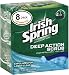 Irish Spring Deodorant Soap, Deep Action Scrub, 8 Bars of 3.75 ounces each
