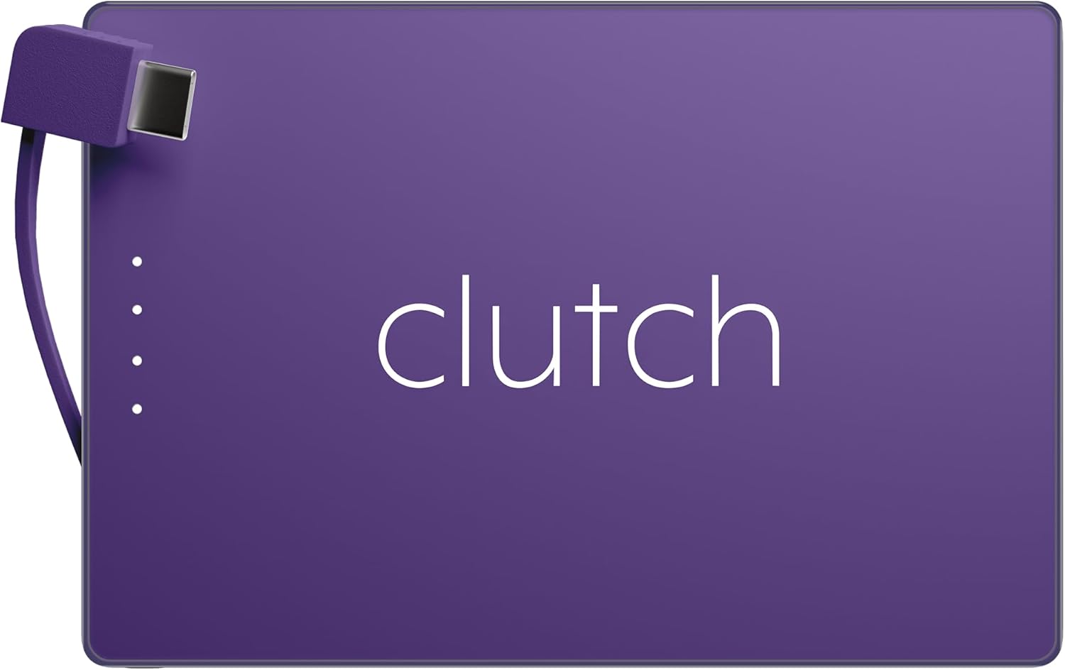 Clutch - Pro USB-C Portable Charger - Compatible with iPhone 15, 16, 17 & Android Devices - Power Bank Magnetic Battery - TSA Travel Approved - USB Rechargeable - Built-in Cable - 5000 mAh - 3.7oz