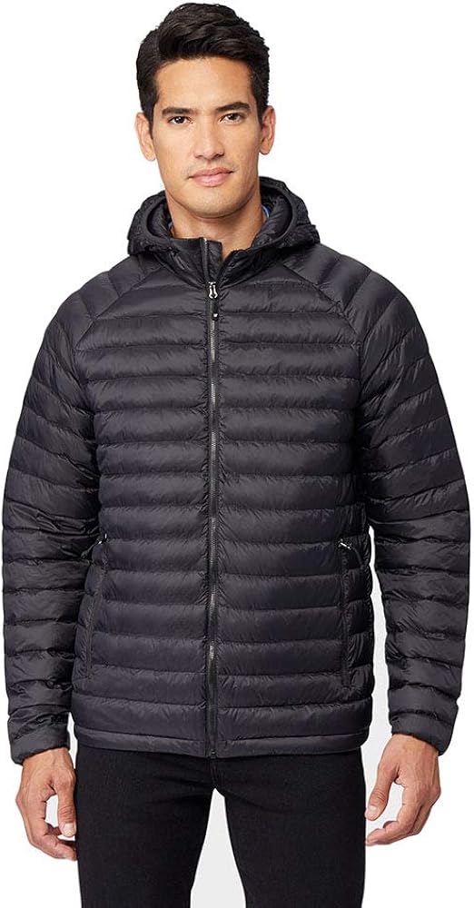 Mens packable hooded jacket Clearance