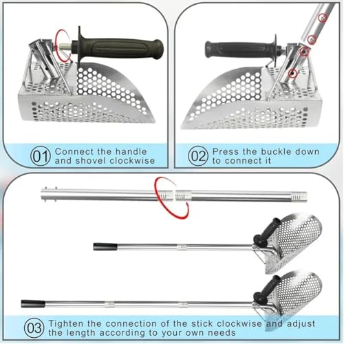 Outil de détection de métal scoop de sable pour vos chasses aux trésors en plage