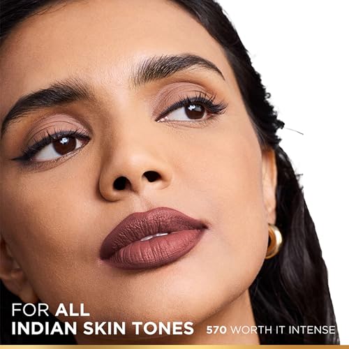 Image of L'Oreal Paris Color Riche Satin Lipstick- 570 Worth It Intense, 4.5 gm