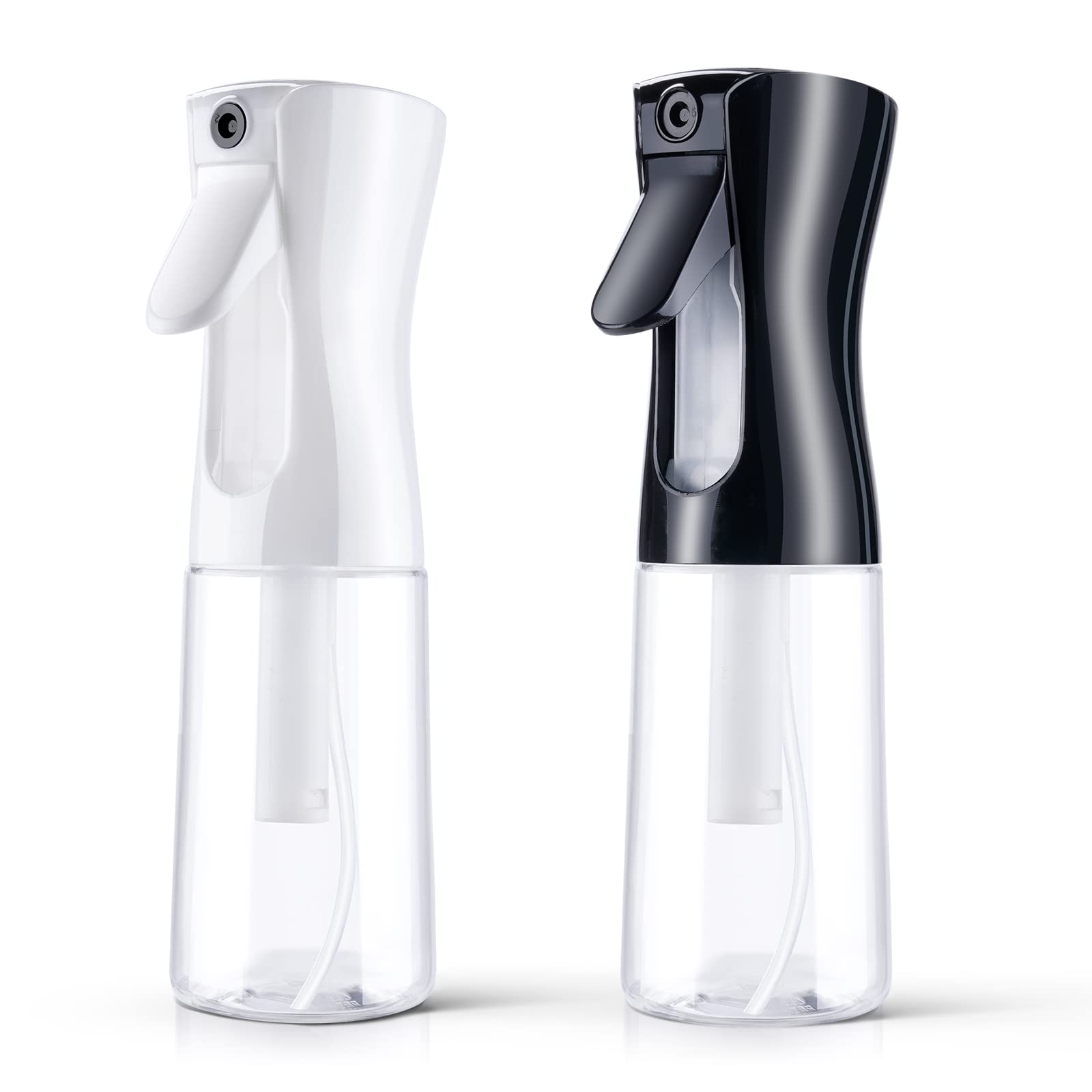 AOOWU Botella de spray para el cabello, 2 uds vacías de agua continua, pulverización fina multifuncional