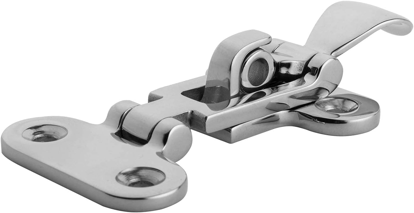 YUSOVE Boat Anti-Rattle Latch 316 Stainless Steel Lockable Hold Down Clamp Latch,Marine Hatch Hardware Fasteners,Pack of 2 : Sports & Outdoors