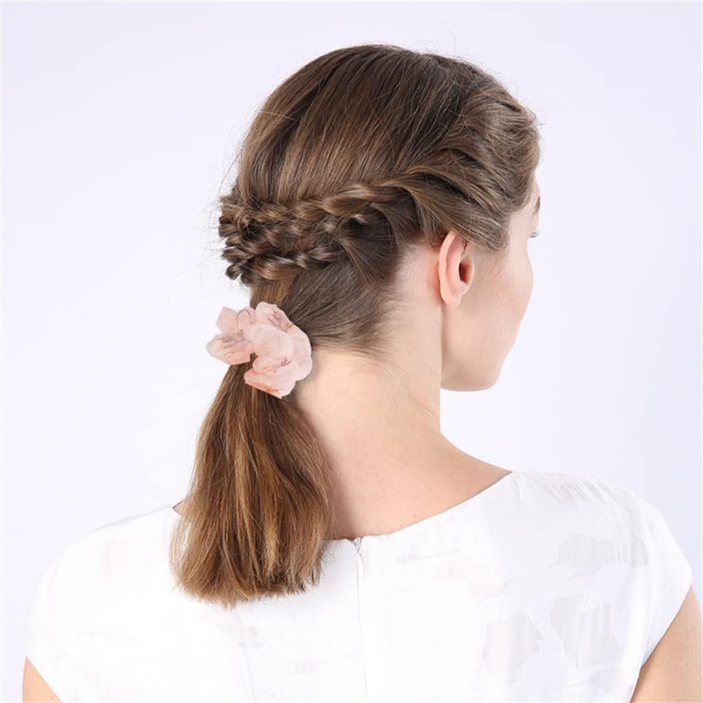 Embroidered Hair Headdress Rope Leather Band Female Tie