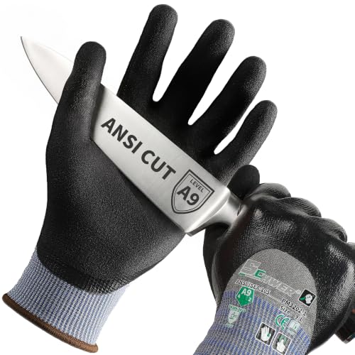 Schwer A9 Cut Resistant Work Gloves...