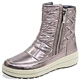 Caprice Damen Stiefel, Winterstiefel, Farbe: Pink (ROSE METALLIC), Damen-Schuhe