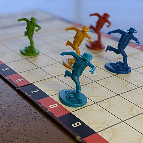 Run, Cowboy, Run! - The Fast-Paced Card Game Of Running Cowboys, Perilous Hazards ... And Gold! - Ages 10+, Family Friendly, 2-6 Players #TOP4