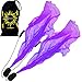 Produktbild Pro ANGEL POI Set (Purple) Flames N Games Spiral Poi +Stoff Reisetasche! Swinging Poi und Spinning Pois! Pois für Anfänger und Profis.