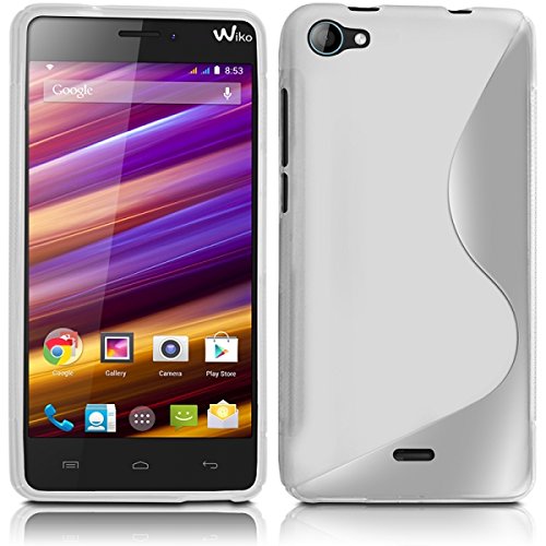 KARYLAX Seluxion - Housse Etui Coque S-Line Semi Rigide Ultra Fine en Gel Flex TPU pour Wiko Jimmy Couleur Transparente + Film de Protection