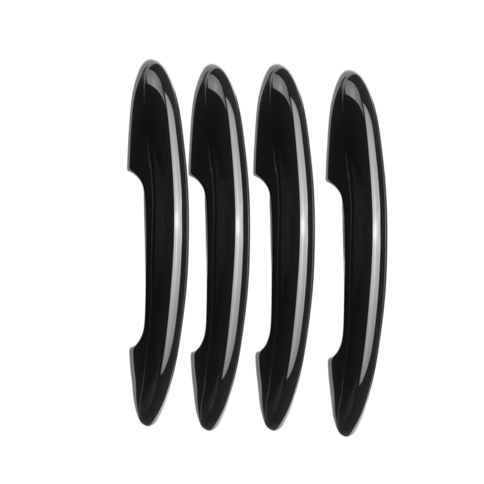 DSPOLIMV Outer Door Handle Cap Compatible with Mini for Countryman for F60 Without Keyless Car Door Handle Covers 4pcs Gloss Black Accessories Replacement