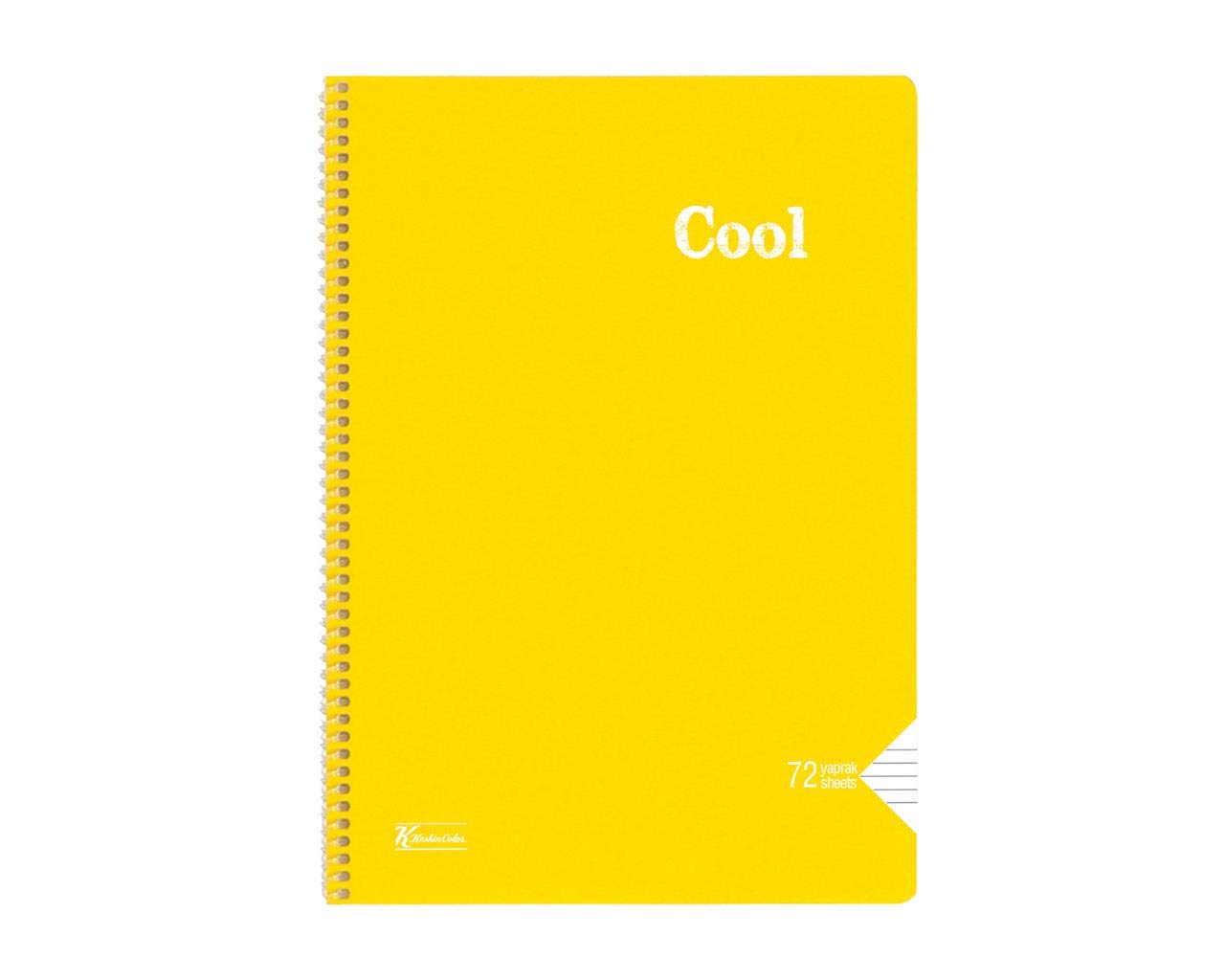 Cool 321611-99 - Cuaderno de espiral con tapa de polipropileno (72 hojas, tamaño A4)