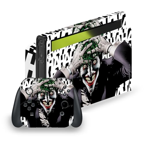 Skin Autocollant Nintendo Switch OLED The Joker DC Comics Killing Joke par Head Case Designs