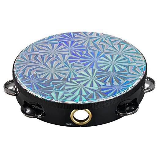 REMO Tambourin Pinwheel Prizmatic 8", 8 Pair Jingles TA-4108-43 (833468)