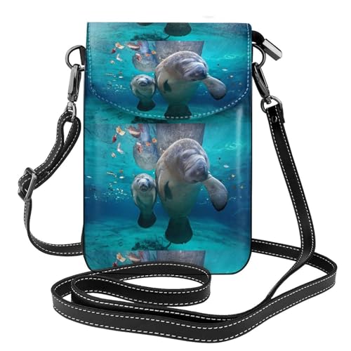 Petit sac bandoulière lamantin idéal pour vos sorties urbaines et voyages légers avec téléphone