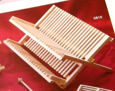 Cookware Company - Escurridor de madera de pino para platos (52 cm)