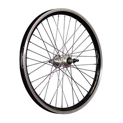 Taylor-Wheels 20 Pulgadas Rueda Trasera Bici llanta Doble Pared Negro/Plateado Cover