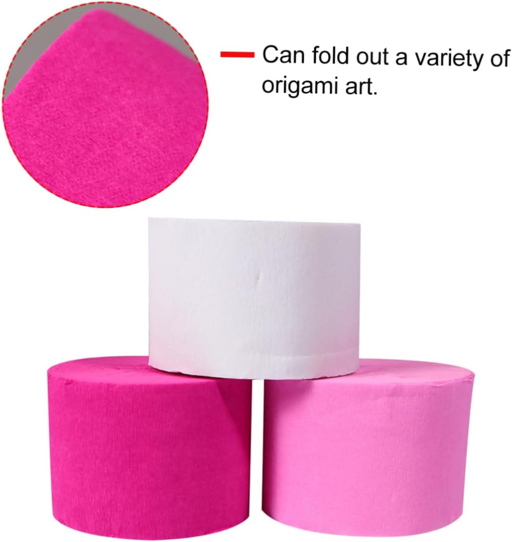 Tofficu 27pcs Crepe Paper Streamers for Party Decorations for Halloween Christmas and Special Occasions and Easy to Use Each White