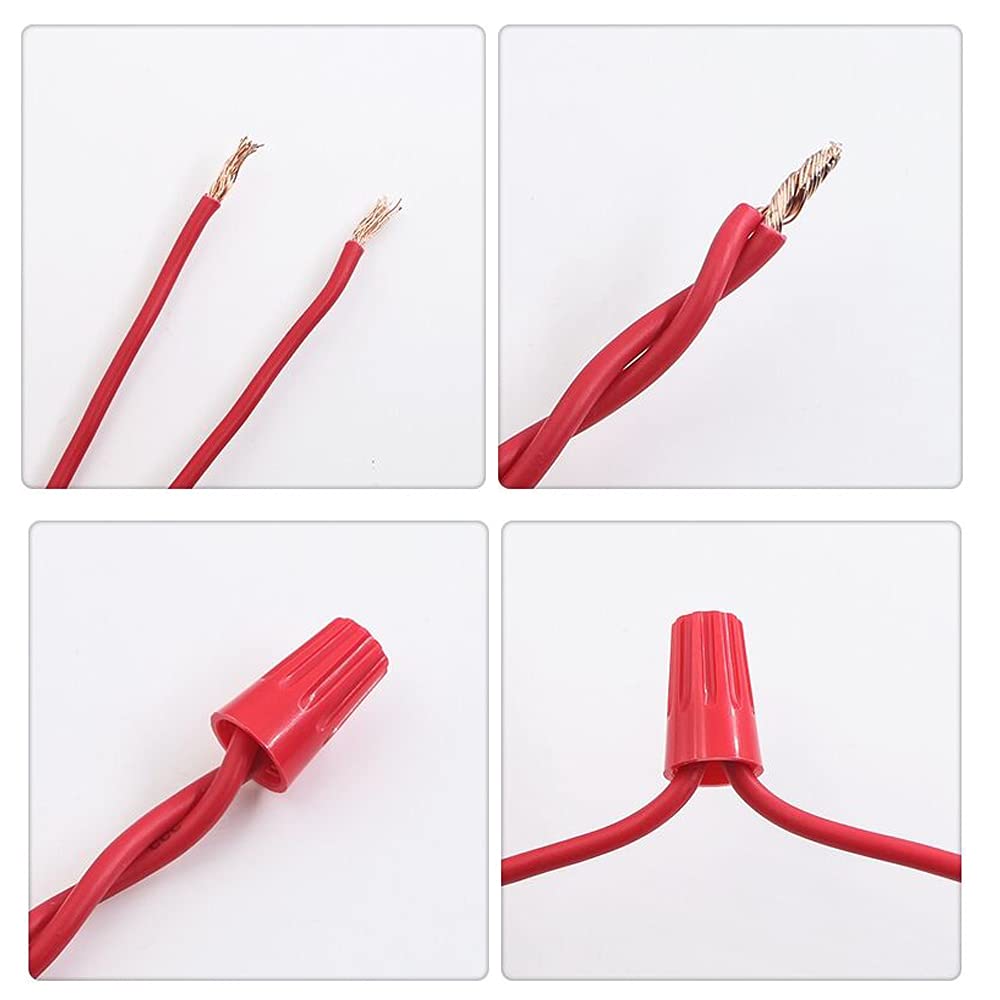 360Pcs Electrical Wire Screw Terminals, Easy Twist On Connector Kit With Spring Insterted Wire Nuts Cap 961da604 8857 4fa3 9354 389866ba911e.dbc2e7638350e2c904cd555234122e07 - View #7