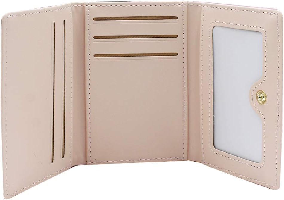 Fashion Women Trifold Wallet Shiny Holographic Ladies Girls Purese Clutch Coin Pocket Card Holder Organizer - Image 6