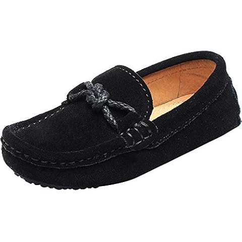 rismart Boys' Comfort Suede Loafers Cover