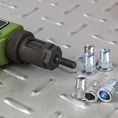 Écrous à rivets M4 résout filetage impossible sur tôle fine inox 304 tête plate uxcell