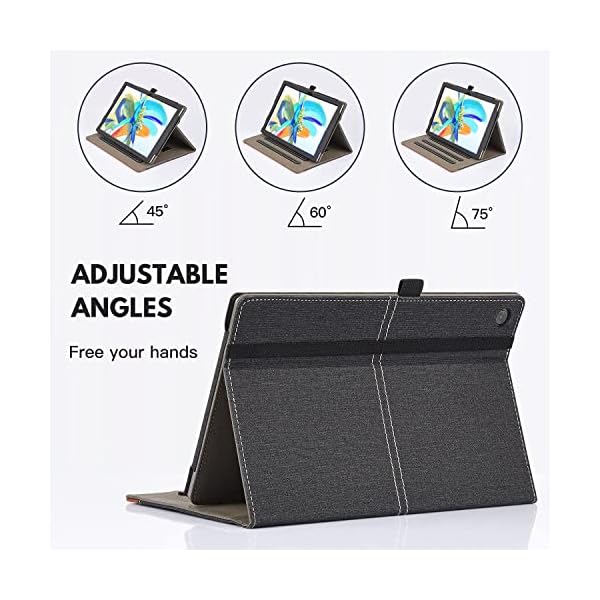 DLveer Hülle für TECLAST M40 Pro/TECLAST P20S 10 Zoll - Premium Kunstleder Leder Geschäftshülle,360 Grad Schutz mit… – Bild 5