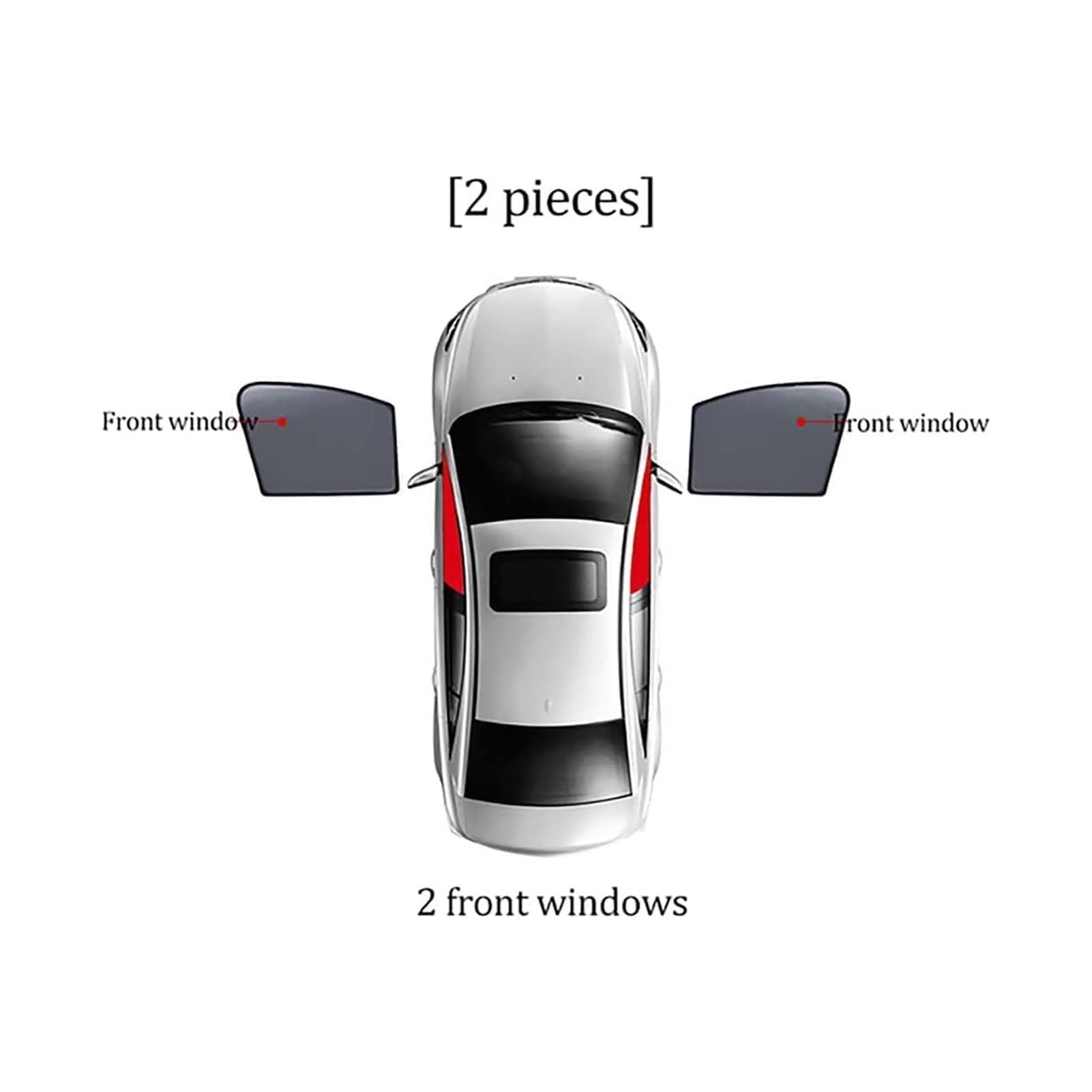 Osłona przeciwsłoneczna na szybę boczną samochodową, do Skoda Fabia 2012-2014, magnetyczna ochrona przed słońcem, zasłona samochodowa z ochroną przed promieniowaniem UV, przyssawka, osłona