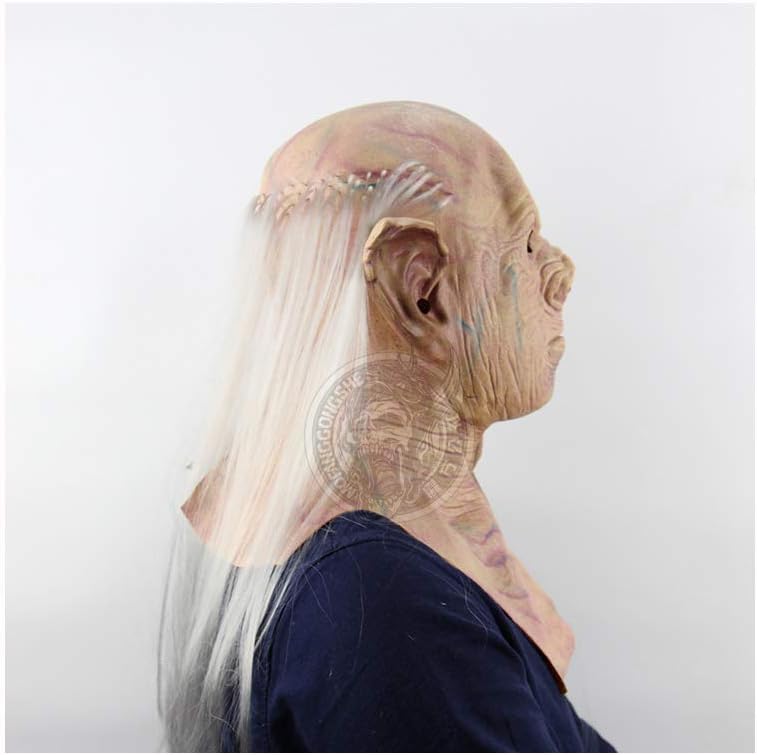 Horror Alien Mask Funny Scary Latex Mask Halloween Party Party Costume Props (Medium)