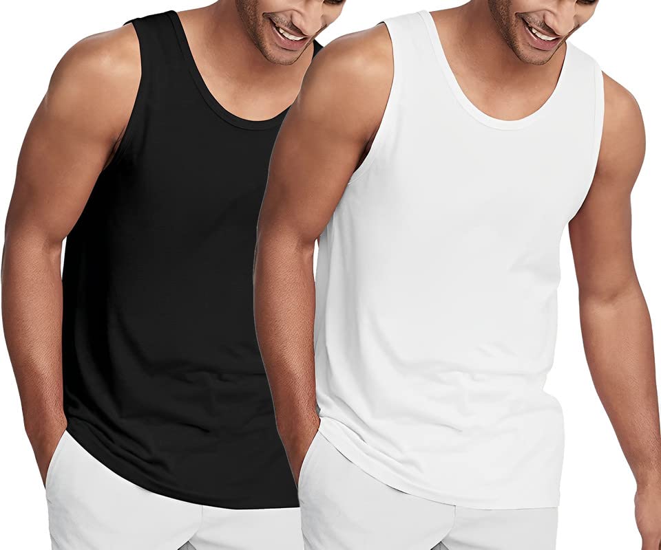 THE DUFFERS Muscle Vest for Men Classic Men's Tank Top - Sleeveless Shirt for Summer-picture-12