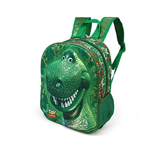 Karactermania Toy Story Rex 3D Rucksack  Klein  Mochila Infantil 31 Centimeters 8.5 Verde