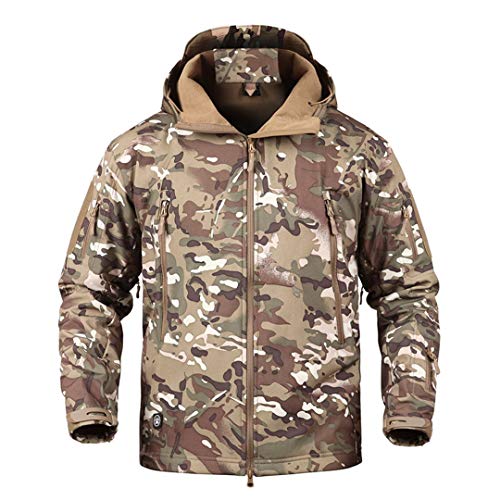 RatenKont Taktische Outdoor Shark Skin Softshell Herren Jagd Camouflage Jacke Camping Klettermantel 11 5XL Cover
