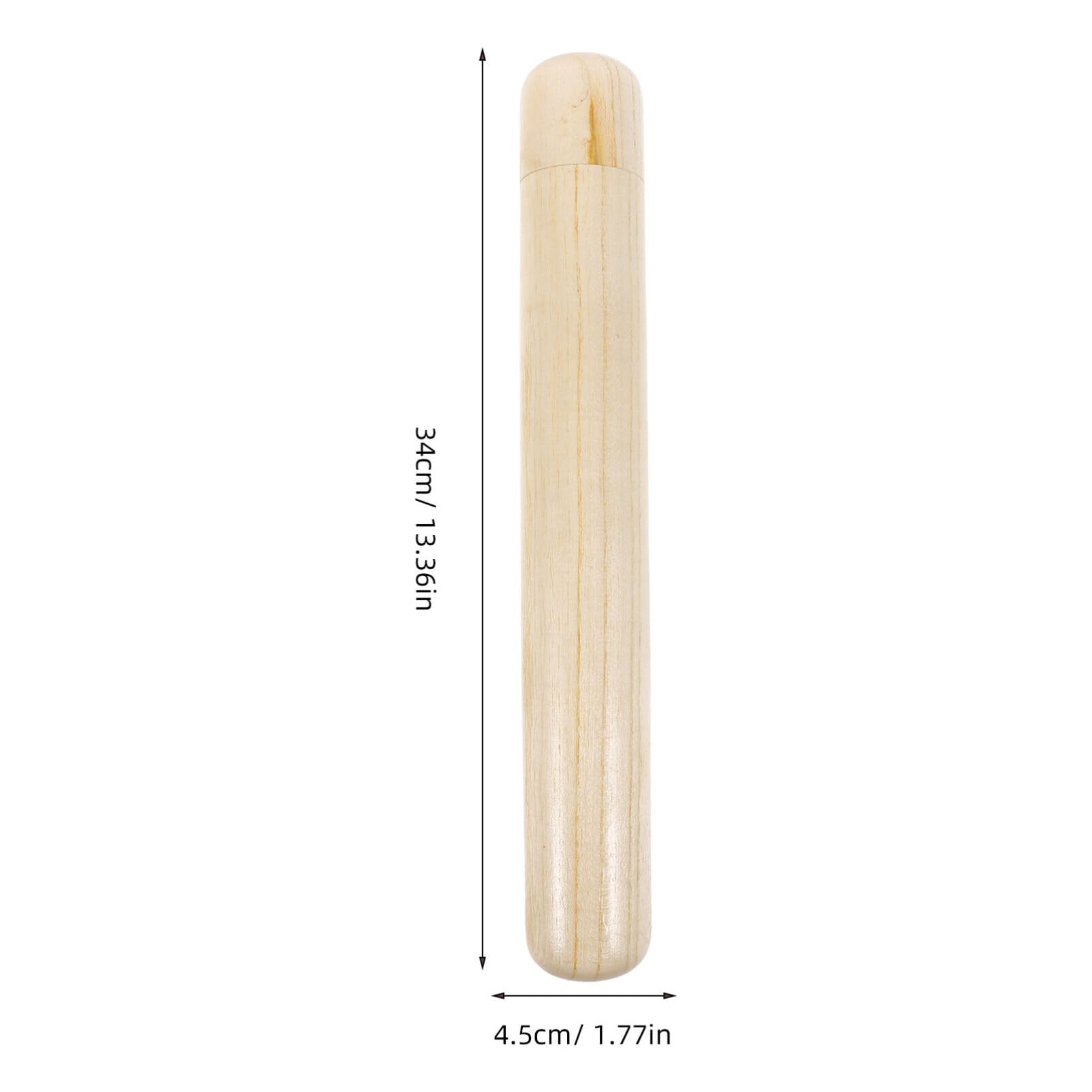 Toyvian Bâton de Pluie le Développement Sensoriel en Bois Beige pour Éducation Musicale Jouet Apaisant des Tout-petits en Milieu Éducatif