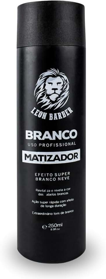 Matizador Super Branco Nevou 250ml Leon Barber Masculino