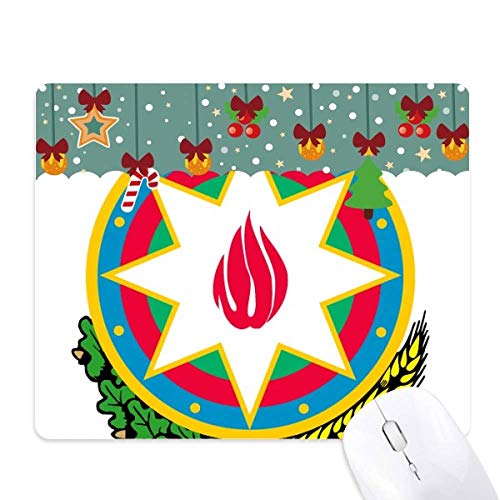 bakou, azerbaïdjan emblème national tapis de souris en jeu - office mat noël