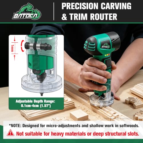 Batoca 12V Cordless Palm Router