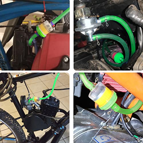 Grehua Gas Fuel Filter Petrol Tube Line For Gy6 50Cc 110Cc 125Cc 150Cc 139Qmb 157Qmj Trailmaster 150 Xrs Go Kart Taotao Ssr Apollo Coolster Kazuma Falcon 90 Kawasaki Atv Scooter Dirt Bike Motorcycle #TOP5