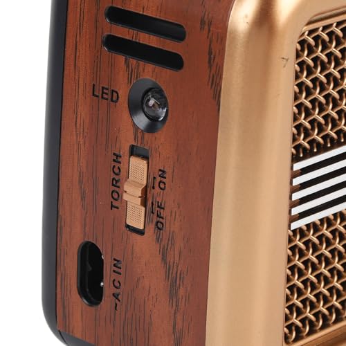 Radio portátil AM FM SW con Bluetooth, doble alimentación miniatura 6