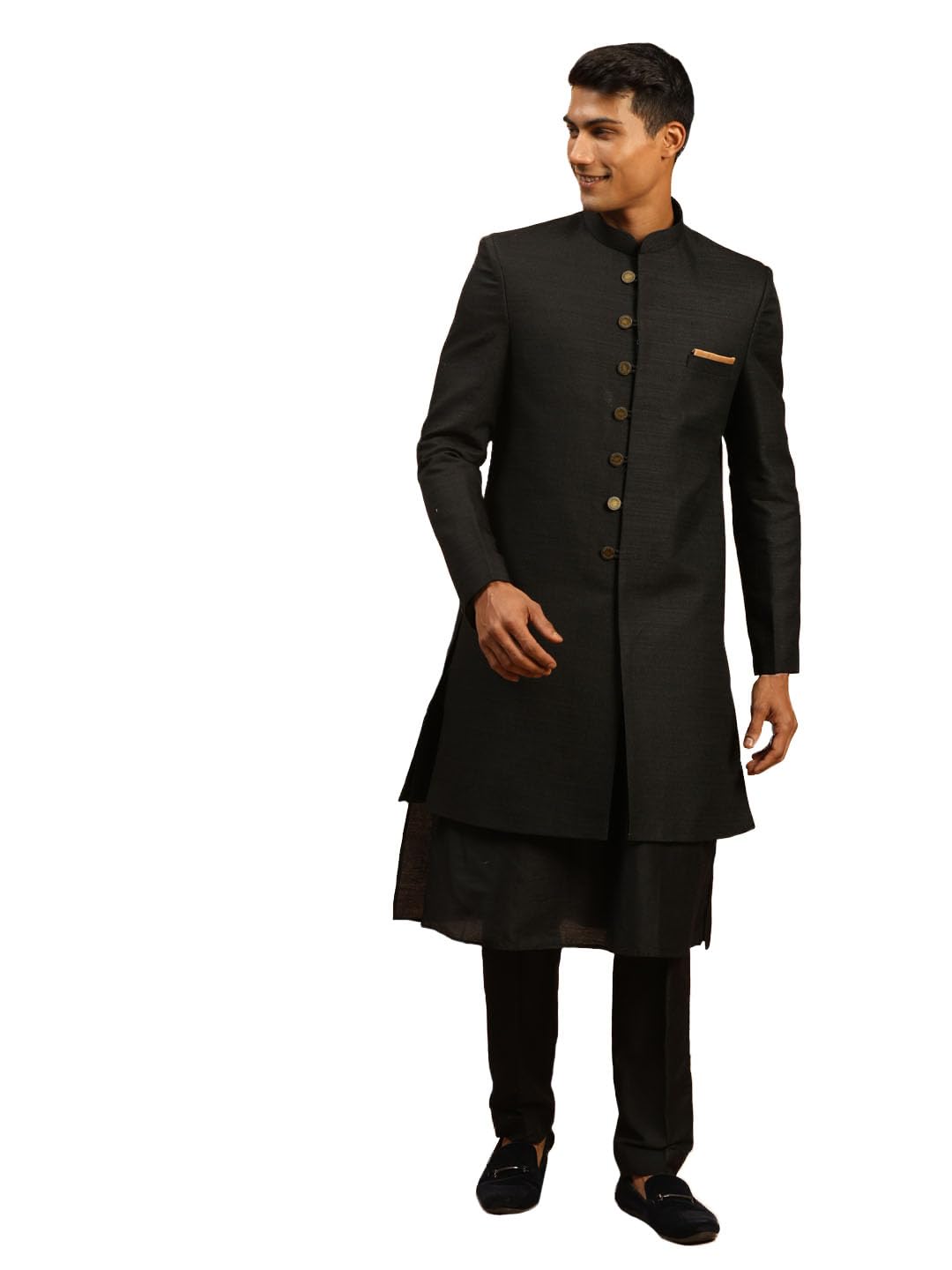 Men's Rayon Solid Kurta Set-image-0