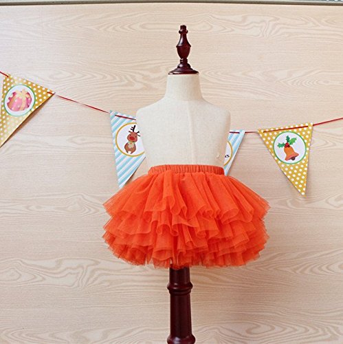 Image of Tutu Skirt for Baby Girl Toddler 6 Layered Tulle Skirts 1-8T