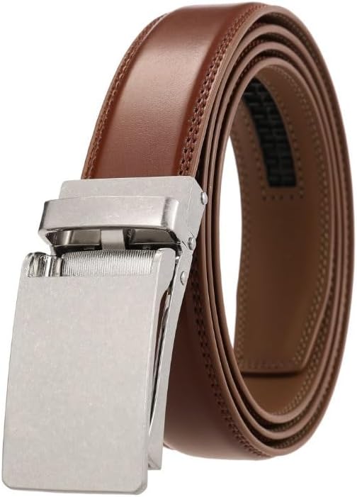 Fashionable Leather Belt Automatic Buckle of Jeans Versatile Pants Accessories image 5