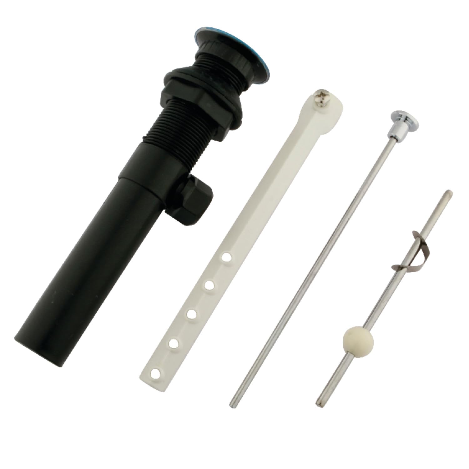 Kingston Brass KP1000 - Desagüe desplegable con rebosadero, Cromo Pulido