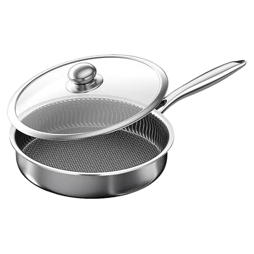 Sandqvipa�t���C�p�� 26/28/30cm IH�Ή� �X�e�����X 7�w�R�[�e�B���O �ł��t���Ȃ� �I�����c�p�t���C�p�� �X�p�`�����t�� �u? �y�� ���M���� ����ꂪ�ȒP �ڋʏĂ� �L�q�� �I�����c ���S�Ҍ��� �M���Ή� (30CM [�W�t��])