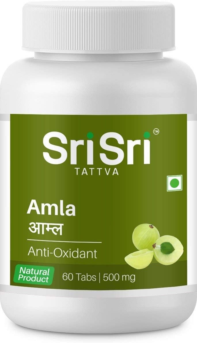 Sri Sri Tattva Amla Tablet, 500mg (Pack of 4)